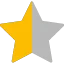 estrella de puntuación semillena