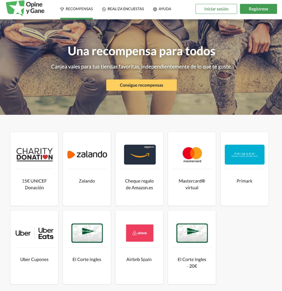 Formas de pago en Opine y Gane
